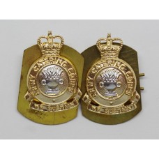 Pair Of Army Catering Corps Anodised Staybrite Collar Badges